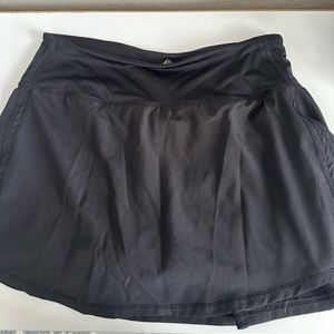 RBX black mini tennis skirt